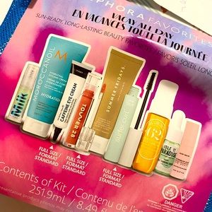 Sephora Favourites vacay all day! Brand new! Milk/Tower/ MoroccanOil/ Tarte/ etc